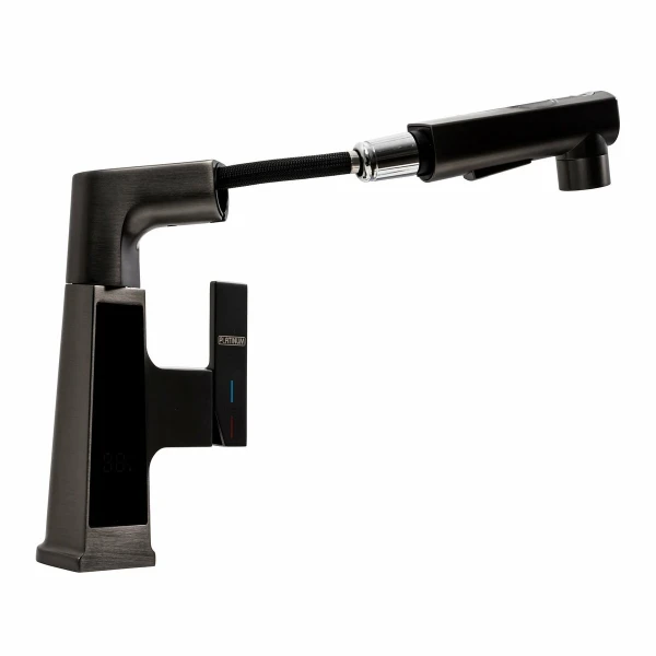 Змішувач для рукомийника з індикатором A236 Platinum