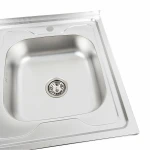 Кухонна мийка нержавіючої сталі Valeso ДЕКОР VALESO 8060 R з (0,7/160 мм)