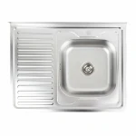 Кухонна мийка нержавіючої сталі Valeso ДЕКОР VALESO 8060 R з (0,7/160 мм)