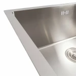 Кухонна мийка нержавійка 58*43 VALESO Handmade монтаж під стільницю (3.0/0.8)