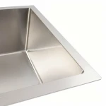 Кухонна мийка нержавійка 58*43 VALESO Handmade монтаж під стільницю (3.0/0.8)