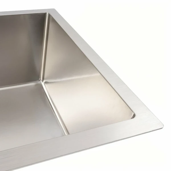 Кухонна мийка нержавійка 58*43 VALESO Handmade монтаж під стільницю (3.0/0.8)