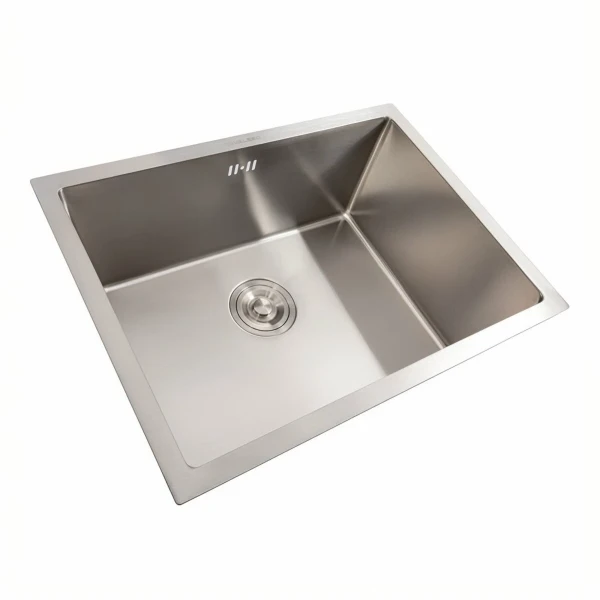 Кухонна мийка нержавійка 58*43 VALESO Handmade монтаж під стільницю (3.0/0.8)