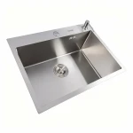 Кухонна мийка VALESO Handmade 600х450х220 (товщина 3,0/1,5 мм + дозатор в комплекті)