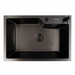 Кухонна мийка VALESO Handmade 65х43 PVD (3,0/0,8) чорна