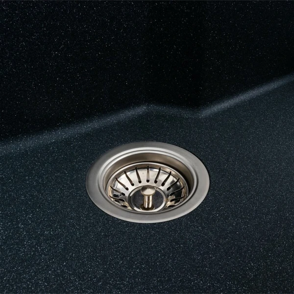 Кухонна мийка гранітна матова 7545 NIKA VALESO Антрацит