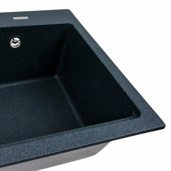 Кухонна мийка гранітна матова 7545 NIKA VALESO Антрацит