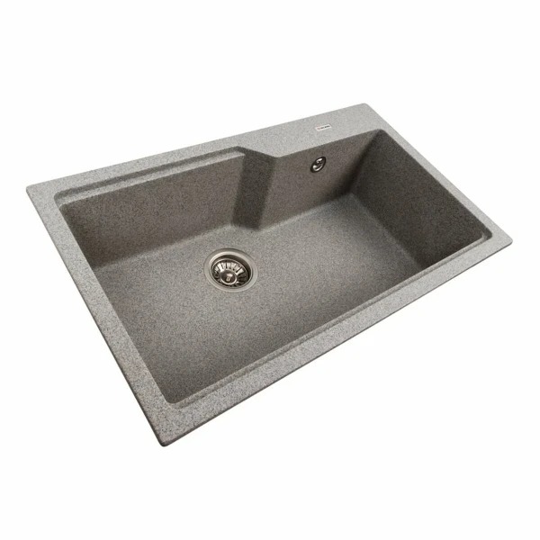 Кухонна мийка гранітна матова 7545 NIKA VALESO Сіра