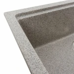 Кухонна мийка гранітна матова 7545 NIKA VALESO Сіра