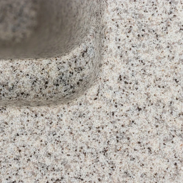 Кухонна мийка гранітна матова 7545 NIKA VALESO Сіра