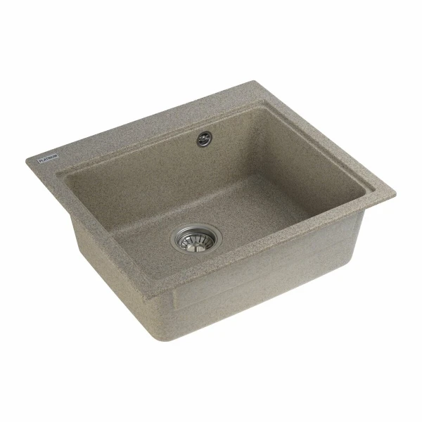 Гранітна мийка для кухні VALESO 5852 VESTA матова Карамель