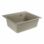 Гранітна мийка для кухні VALESO 5852 VESTA матова Карамель