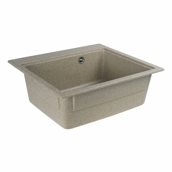 Гранітна мийка для кухні VALESO 5852 VESTA матова Карамель