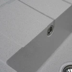 Гранітна мийка для кухні VALESO 5851 ARIA матова Топаз