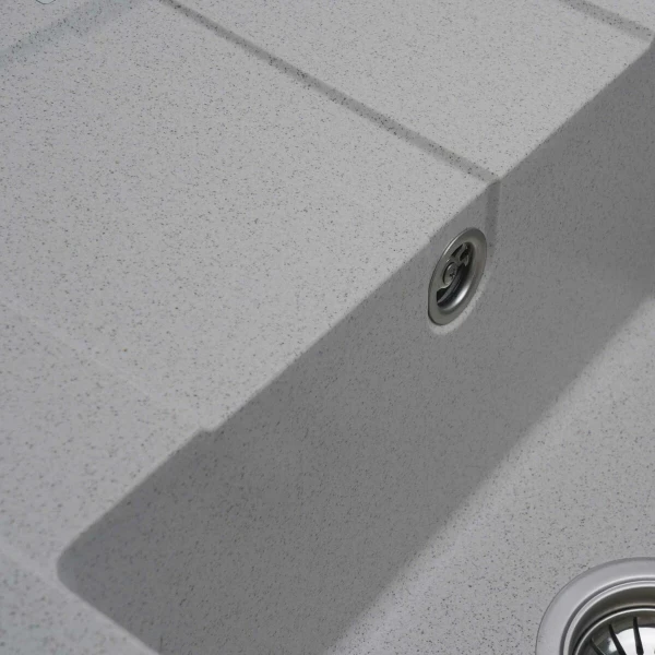 Гранітна мийка для кухні VALESO 5851 ARIA матова Топаз