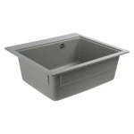 Гранітна мийка для кухні VALESO 5852 VESTA матова Сіра