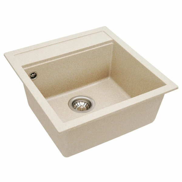 Гранітна мийка для кухні VALESO 5149 FIESTA матова Сафарі