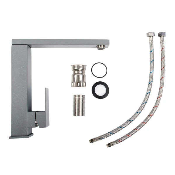 Змішувач кухонний VALESO 30 FHP (8569S) Сірий металік