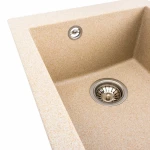 Гранітна мийка для кухні VALESO 4150 SOKIL матова (сафарі)