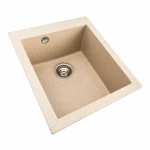 Гранітна мийка для кухні VALESO 4150 SOKIL матова (сафарі)