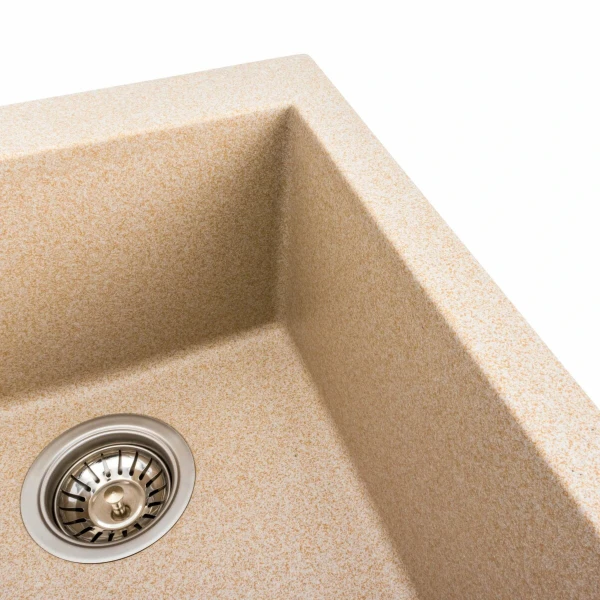 Гранітна мийка для кухні VALESO 4150 SOKIL матова (сафарі)