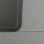 Гранітна мийка для кухні матовий VALESO 6250 ZIRKONE Сірий металік
