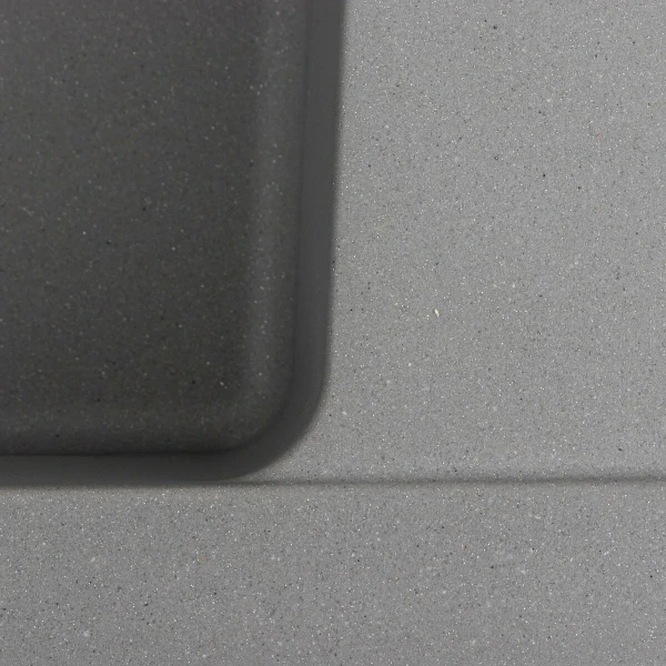 Гранітна мийка для кухні матовий VALESO 6250 ZIRKONE Сірий металік