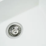 Гранітна мийка для кухні VALESO 5444 OASIS матова Білосніжна