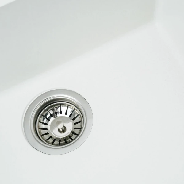 Гранітна мийка для кухні VALESO 5444 OASIS матова Білосніжна