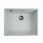 Гранітна мийка для кухні VALESO 5444 OASIS матова Білосніжна