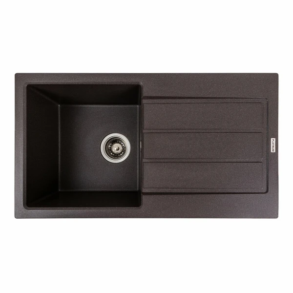 Гранітна мийка для кухні VALESO 7843 SOLID матовий Гренадін