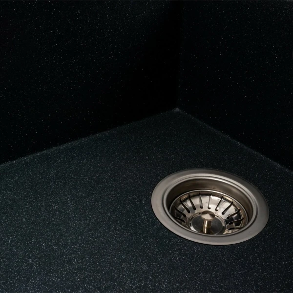 Гранітна мийка для кухні VALESO 7950 AZURIT матовий Антрацит