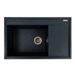 Гранітна мийка для кухні VALESO 7950 AZURIT матовий Антрацит