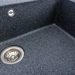 Гранітна мийка для кухні VALESO 7850 Bogema матова (графіт)