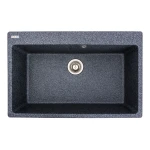 Гранітна мийка для кухні VALESO 7850 Bogema матова (графіт)