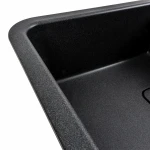 Гранітна мийка для кухні VALESO 7850 CUBE матовий Карбон
