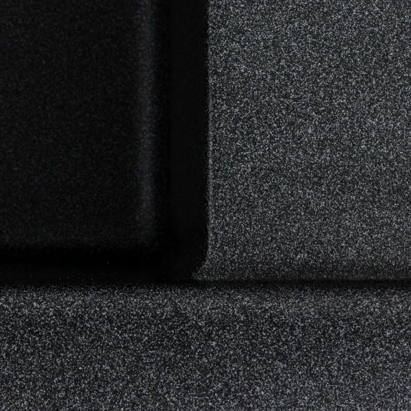 Гранітна мийка для кухні VALESO 7850 CUBE матовий Карбон