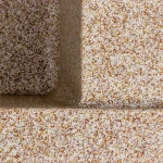 Гранітна мийка для кухні VALESO 6550 LOTOS матова Карамель