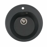 Гранітна мийка для кухні VALESO 510 LUNA матова Антрацит