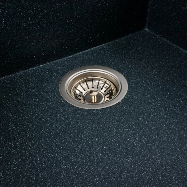 Гранітна мийка для кухні VALESO 9651 ATLAS матовий Антрацит