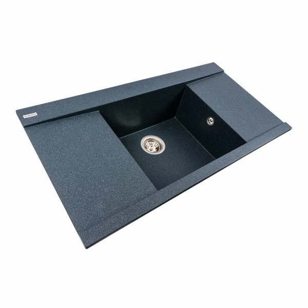 Гранітна мийка для кухні VALESO 9651 ATLAS матовий Антрацит