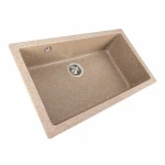 Гранітна мийка для кухні VALESO 7945 Paruana матова Карамель