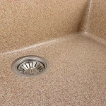 Гранітна мийка для кухні VALESO 7945 Paruana матова Карамель