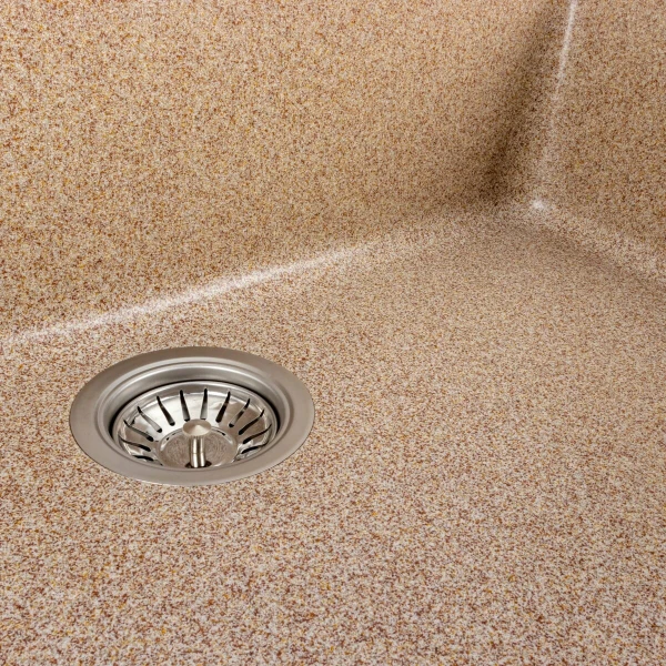 Гранітна мийка для кухні VALESO 7945 Paruana матова Карамель