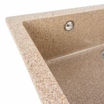 Гранітна мийка для кухні VALESO 7945 Paruana матова Карамель