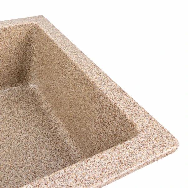 Гранітна мийка для кухні VALESO 7945 Paruana матова Карамель