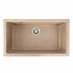 Гранітна мийка для кухні VALESO 7945 Paruana матова Карамель