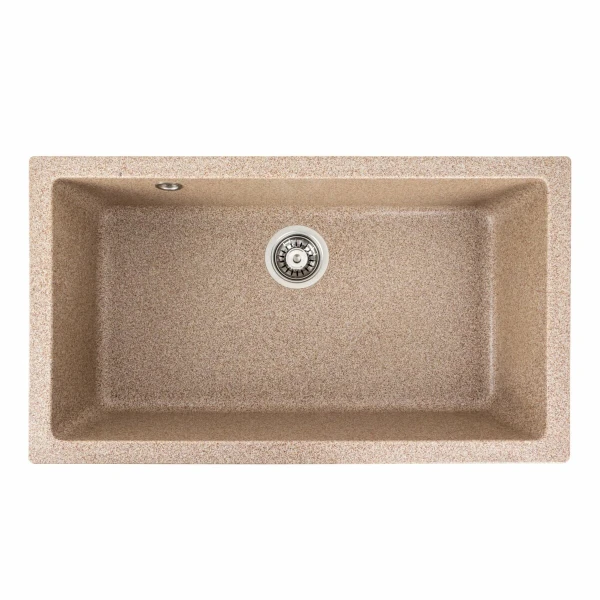 Гранітна мийка для кухні VALESO 7945 Paruana матова Карамель