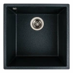 Гранітна мийка для кухні VALESO 4040 RUBA матовий антрацит