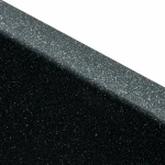 Гранітна мийка для кухні VALESO 4040 RUBA матовий антрацит